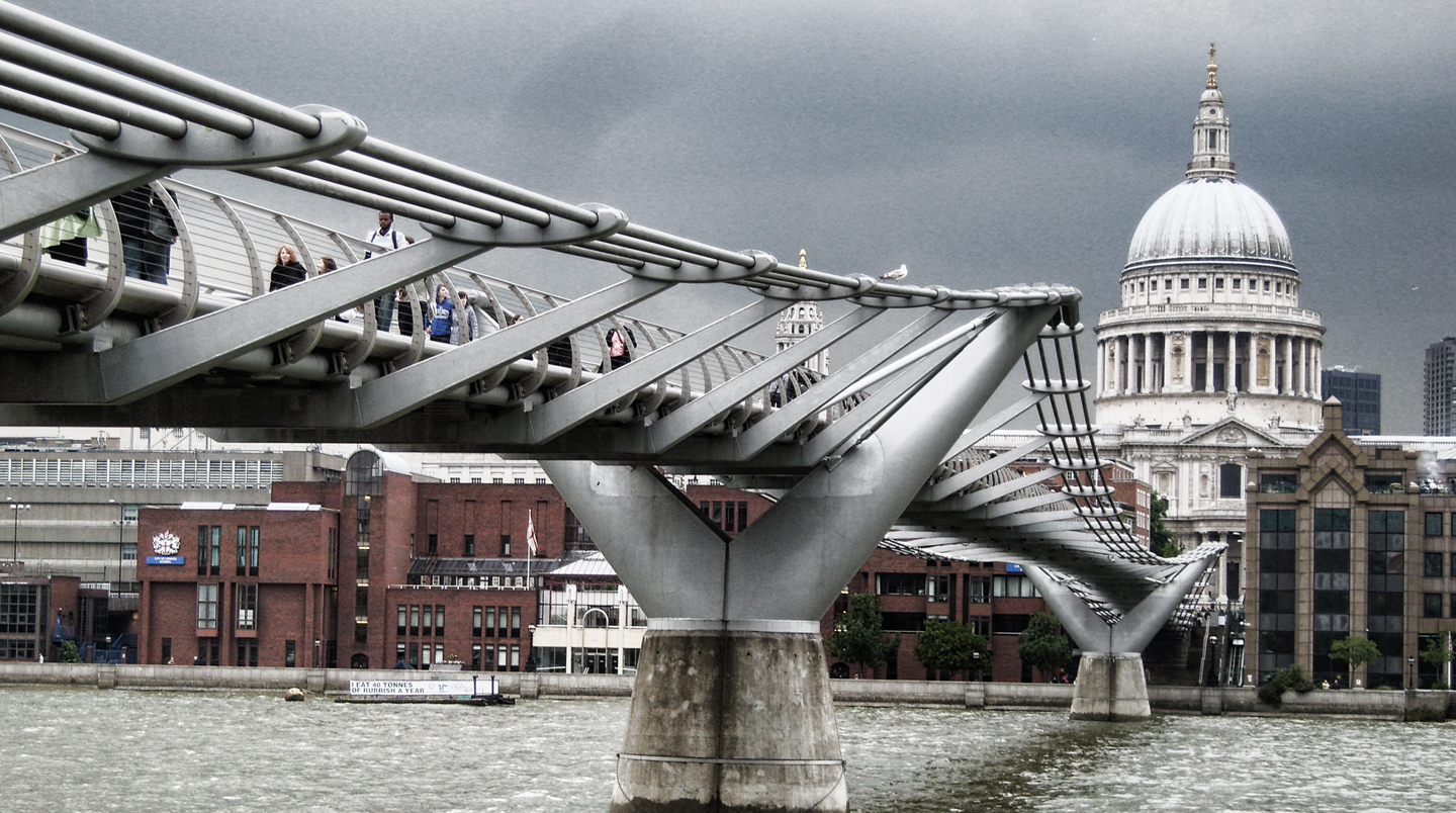 Миллениум бридж Лондон мост